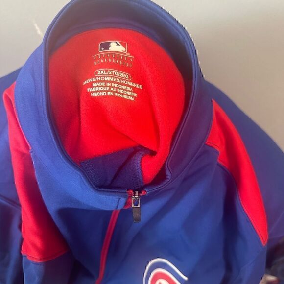 MLB Authentic Mens XXL Chicago Cubs Half ZIP Pullover - Picture 5 of 5